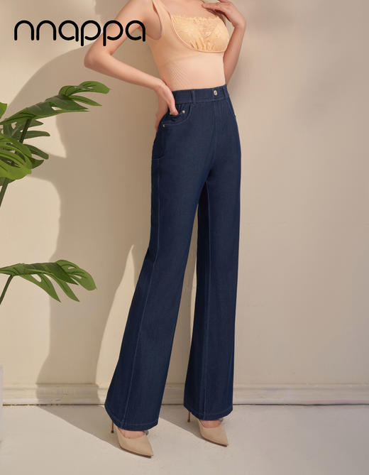 天丝斜纹冷感牛仔微喇裤PA29290 商品图2