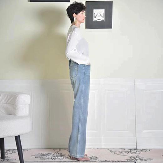 SAINT L’UCK/圣媛女装直筒牛仔裤SA124C15 商品图1