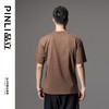 PINLI品立夏季新款印第安人贴布绣圆领短袖T恤男BG242111030 商品缩略图2
