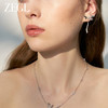 ZEGL设计师绿野漫迹系列925银蝴蝶耳环女2024新款蜻蜓耳钉耳饰品 商品缩略图2