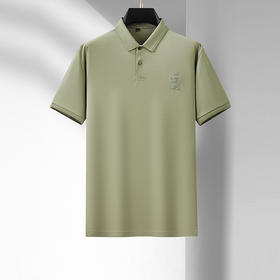 【新款DDA】大依优型大码短袖Polo衫刺绣翻领加肥加大男士大号弹力透气舒适夏季半袖透气