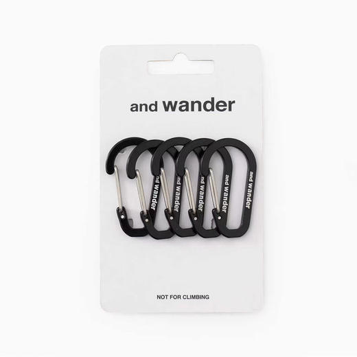 and wander mini carabiner set 迷你登山扣套装 挂扣五枚装 商品图2