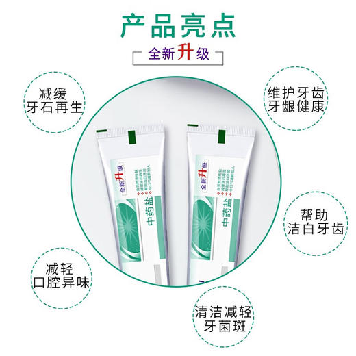 【礼迎泰康】牙博士中药盐牙膏120g每支*2 商品图2