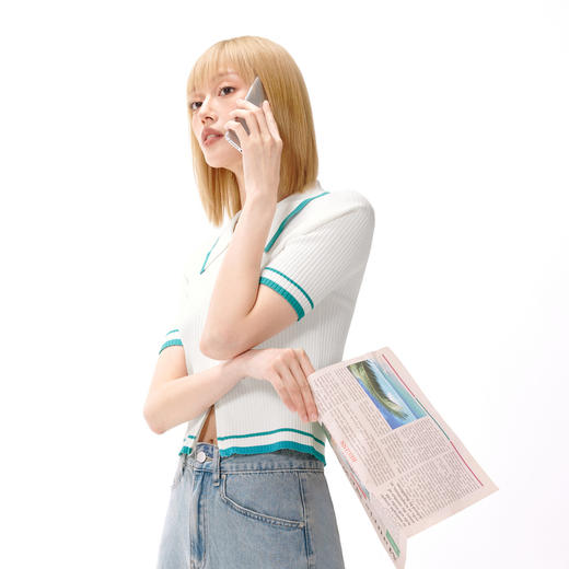 【商场同款】麦檬冰丝混纺针织4E7131801 商品图2