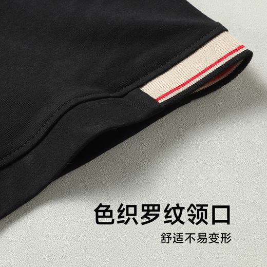 【Q】【纯棉】【DWP】大依优型大码短袖T恤圆领加肥加大男士大号弹力透气舒适夏季半袖 商品图2