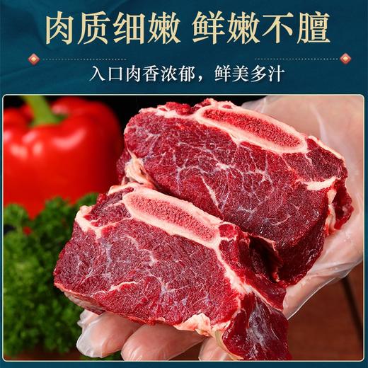 搏嘉黄牛肉 新鲜现切自然散养 绿色健康  牛肋排2500g/箱   5斤装 商品图2
