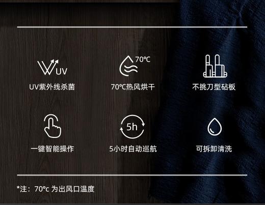 【紫外线烘干】德国蓝宝砧板刀具筷子消毒机家用小型紫外线烘干菜板筷子消毒刀架 商品图9