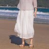 舒适文艺范，苎麻刺绣半裙HS22863-5 商品缩略图2