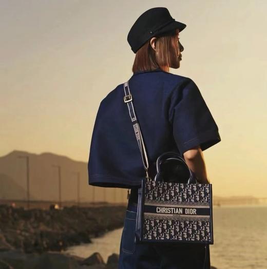 重磅！独加私渠！新款booktote老花托特包宽肩带托特包 商品图1