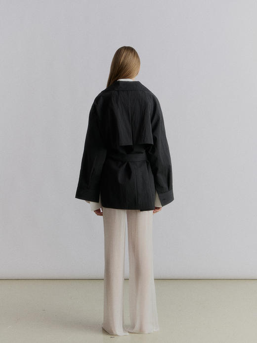 VC｜SS24014 Amanda sheer trousers [ 长裤   黑 / 白 ] 商品图8