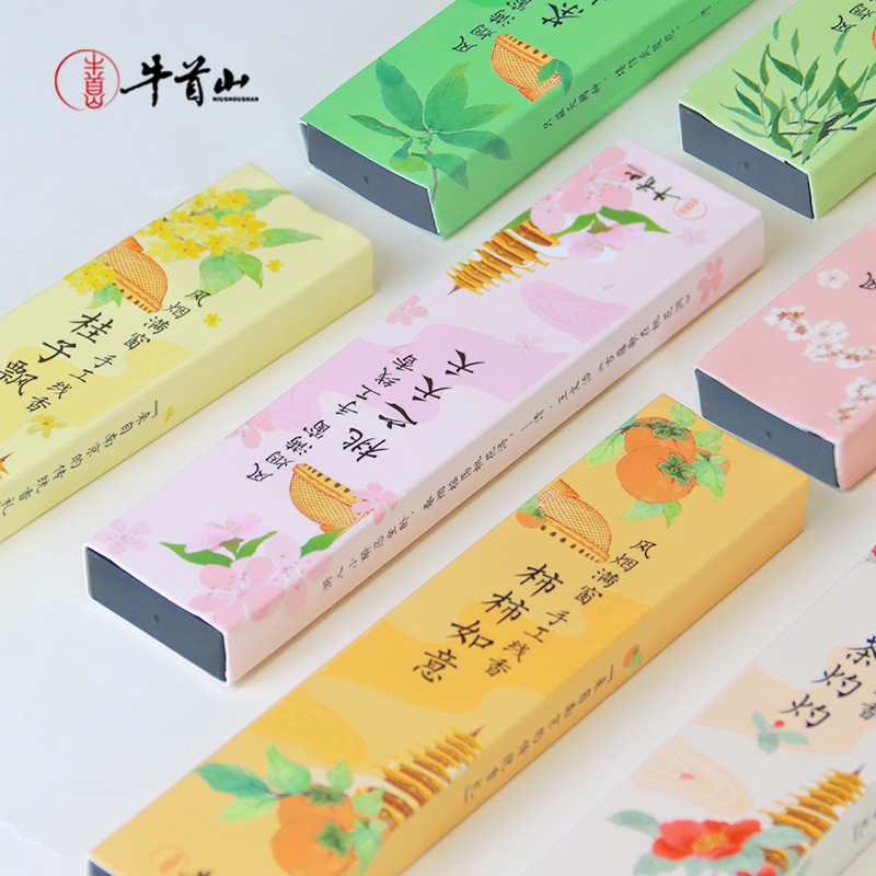 牛首山文创沉檀系列线香风烟满窗系列白檀香家用室内持久留香线香