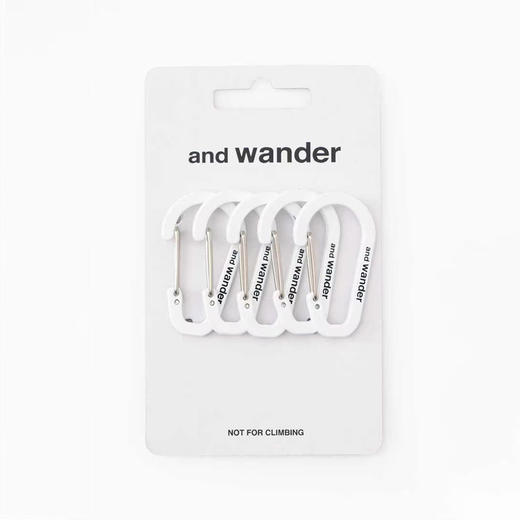 and wander mini carabiner set 迷你登山扣套装 挂扣五枚装 商品图4