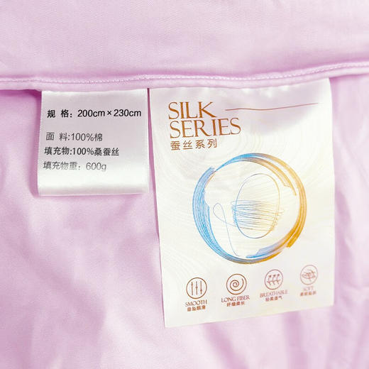 水星家纺  DH丝享美眠蚕丝四季被124434 商品图4