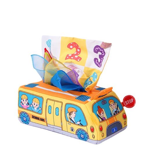 【撕不坏的响纸巾盒】Jollybaby纸巾盒抽抽乐 手指抓握 抽纸玩具 丰富早教启蒙认知 商品图4