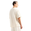 EMPORIO ARMANI 阿玛尼 男士徽标刺绣超大号厚重平纹针织圆领短袖T恤 米色 3D1TD5 1J0EZ 0128 商品缩略图2