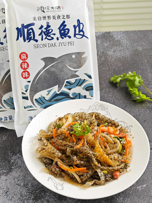 顺德凉拌鱼皮 冷菜 开袋即食 商品图0