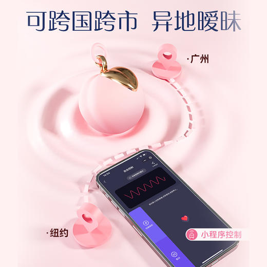 【隐私设计】杰士邦Fancy系列 桃妳欢心饰品跳蛋 商品图3