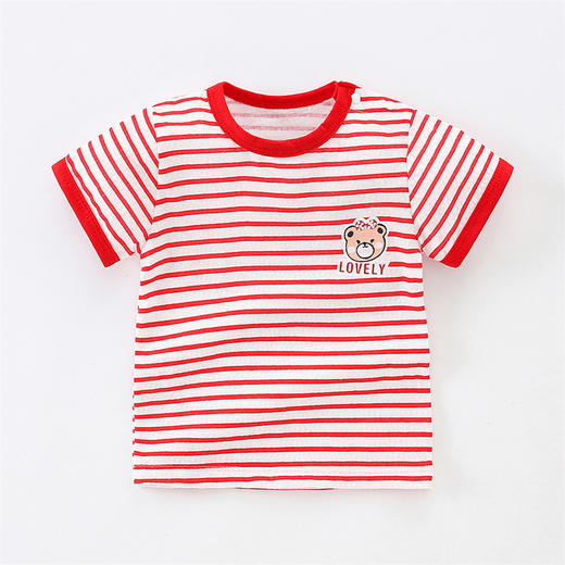 捡漏！49.9/3件【超多款！A类精梳棉】宝宝纯棉短袖T恤婴儿女童夏装薄款童装0岁1男童上衣3小童半袖儿童短袖-QQ 商品图1