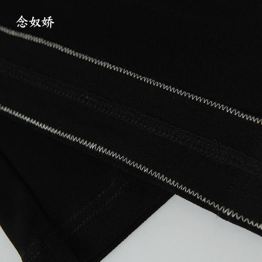 【商场同款】CNT4366  三醋酸气质款直筒裤 黑色好搭款 舒适透气阔腿裤 商品图8