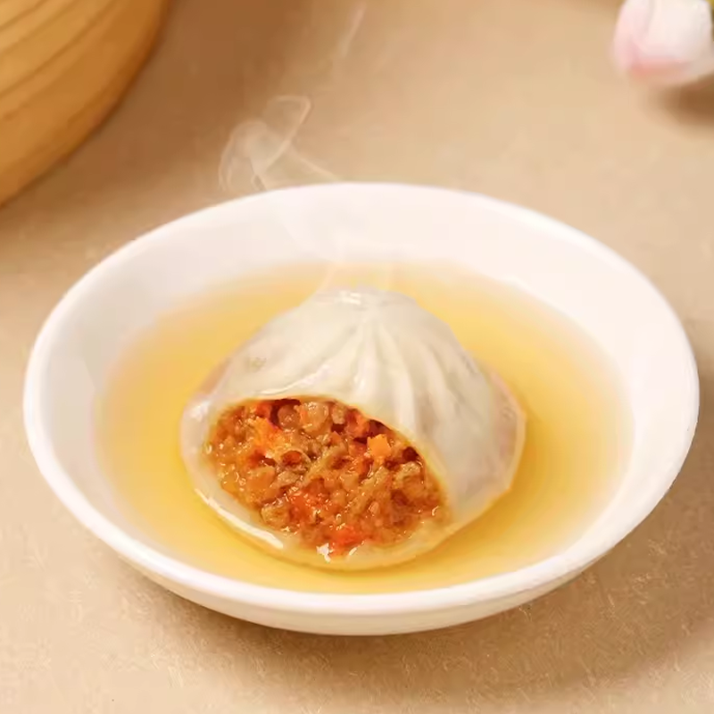 青澳园  蟹黄小笼汤包360g  | 茶点点心