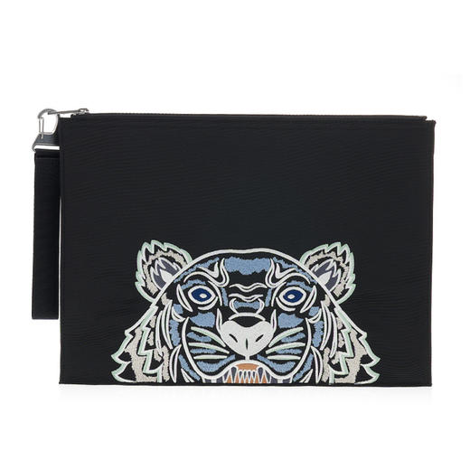 KENZO 高田贤三 女士大虎头徽标手包 黑色 FA65 PM322 F20 99H 商品图0