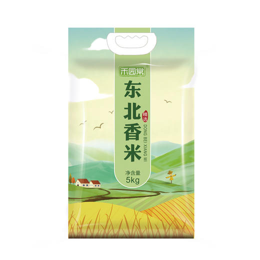 禾园常 黑龙江东北香米5kg 长粒香大米当季新米 商品图0