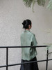 盛唐牡丹 |沧浪绿罗底香云纱外套 商品缩略图4