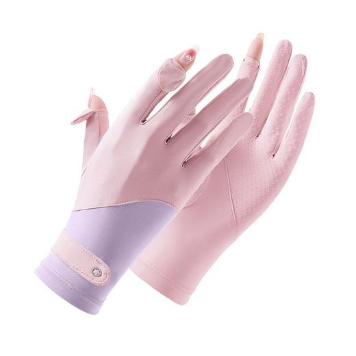 春夏季 【女士防晒手套 防紫外线薄】防滑透气 触屏遮阳开车电车骑车 商品图11