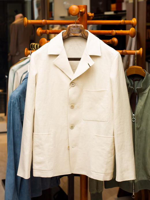 ORBIUM 米色亚麻夹克 商品图7