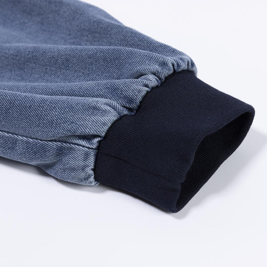 【新品上新】HX 春季水洗棒球领牛仔茄克衫外套复古工装C105410036101 商品图11