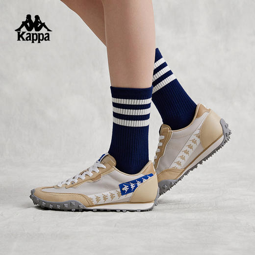 Kappa卡帕复古跑鞋2024新款男女夏运动鞋串标拼接休闲鞋K0EX5MM09 商品图0