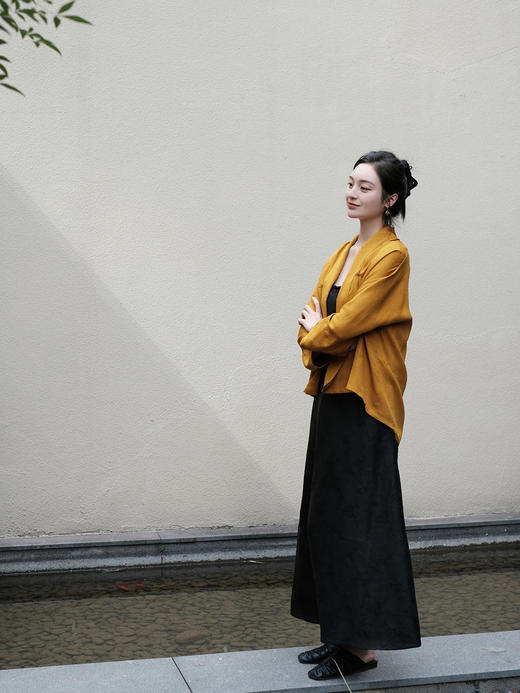 盛唐牡丹 |赤金罗底香云纱外套 商品图4