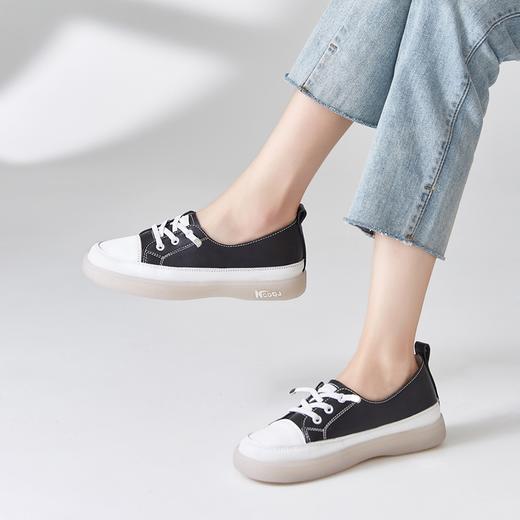 ZHR则则休闲小白鞋女2024春季新款一脚蹬软底板鞋百搭轻便运动鞋 商品图5
