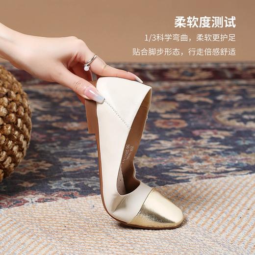 ZHR则则法式优雅单鞋女鞋2024新款时尚百搭休闲气质一脚蹬懒人鞋 商品图9