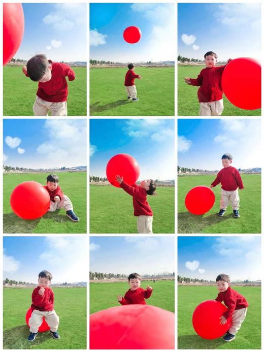 19.9 加厚大气球5个+打气筒 和丝带 商品图0