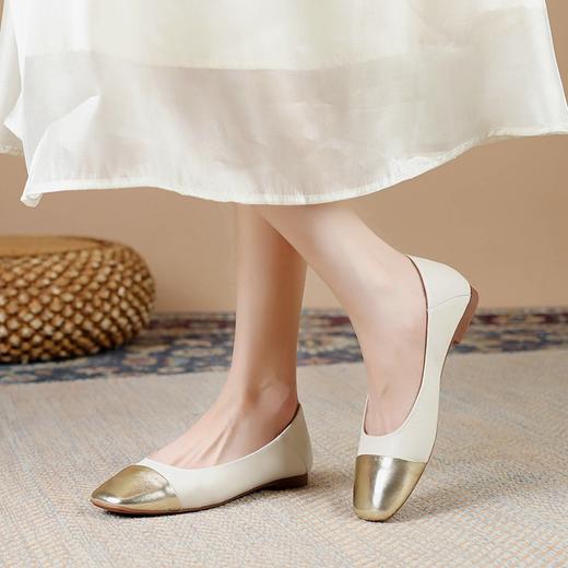 ZHR则则法式优雅单鞋女鞋2024新款时尚百搭休闲气质一脚蹬懒人鞋 商品图2