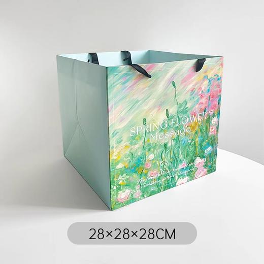 【春日上新】原野油画风手提袋（10个/包）28*28*28cm 商品图6