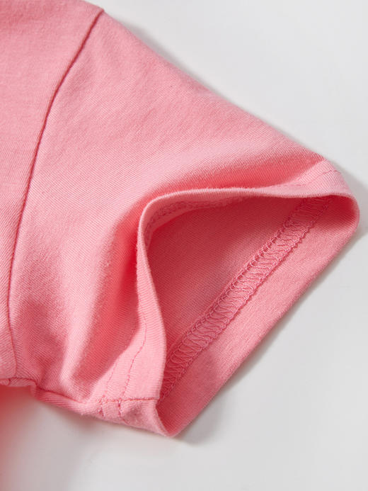 【萌趣可爱 舒适透气】Little maven欧美风卡通圆领女童上衣夏款纯棉透气短袖儿童T恤 商品图3