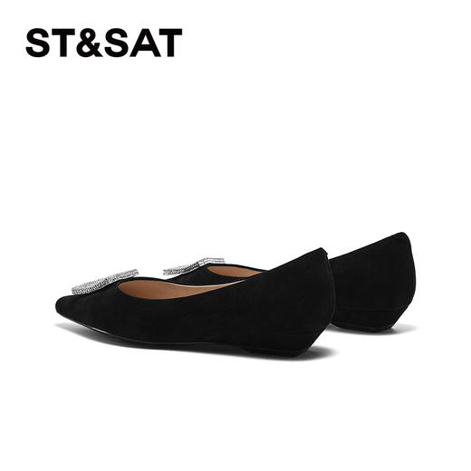 星期六闪耀方块尖头通勤单鞋SSC1111521 商品图9