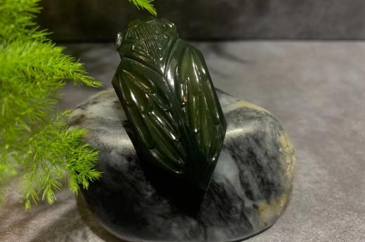 【御珠宫坊】青玉蝉挂件 商品图2