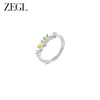 ZEGL设计师绿野漫迹系列925银戒指女小众设计2024指环开口食指戒 商品缩略图3