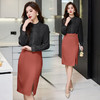 职业干练气质套装，高级感时尚衬衫包臀半身裙两件套RJLBH A666-6 商品缩略图3