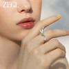 ZEGL设计师绿野漫迹系列925银蝴蝶戒指女小众设计2024款开口指环 商品缩略图2