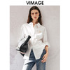 VIMAGE纬漫纪春夏时尚简约通勤百搭休闲显瘦衬衫女上衣V2109713 商品缩略图3