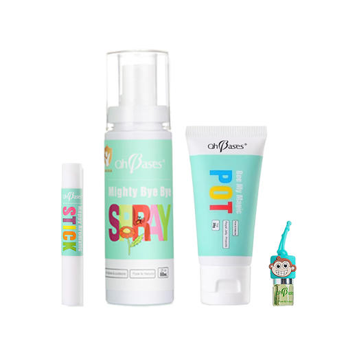 防叮/通鼻/修护组合 | 美国OhBases欧比信婴童防叮滚珠走珠 通鼻棒/防叮喷雾/金盏花芦荟胶 儿童叮咬 舒缓油 婴幼儿孕妈可用6月+ 商品图0