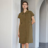【衬衫款棉质连衣裙】24年春夏新品女士棉质中长款连衣裙 商品缩略图1