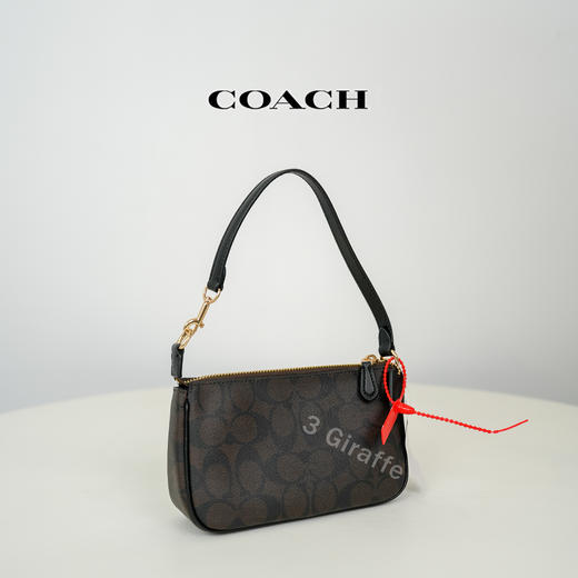 coach蔻驰nolita19 老花拉链开合麻将包手拿包 C3308 #美国直邮 商品图4