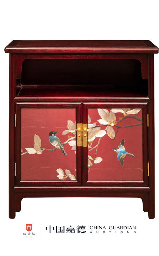 红桥红  家具严选  血檀（染料紫檀）【赞比亚紫檀 80玄关柜】 商品图2