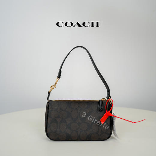 coach蔻驰nolita19 老花拉链开合麻将包手拿包 C3308 #美国直邮 商品图5