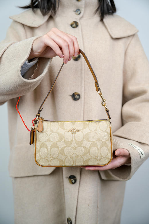 coach蔻驰nolita19 老花拉链开合麻将包手拿包 C3308 #美国直邮 商品图8